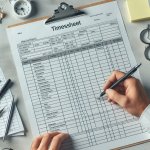 timesheet for work