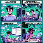 Top Text: "Just a small bug, shouldn't take long..." Image: A pi