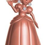 Pink Gold Peach waving