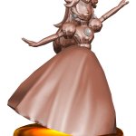 Pink Gold peach trophy