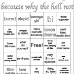 Saturner's Bingo Thingy meme