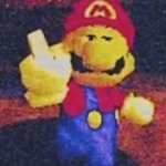 Mario flips you off