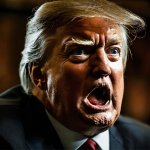 Donald Trump with his senile dementia