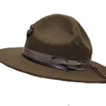 USMC Drill Instructor Cover/Hat Transparent