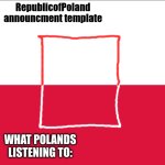 polish announcement template