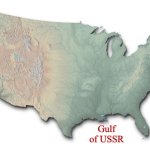 Gulf of USSR | Gulf of USSR | image tagged in unitedstates_nolabels | made w/ Imgflip meme maker