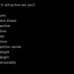 What % attractive are you meme