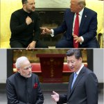 pm narendra modi china xi jinping meme trump zelensky