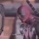 Deadpool suicide GIF Template