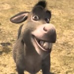 Shrek Donkey Please Boss | DONEKEY + RABBIT = | image tagged in shrek donkey please boss | made w/ Imgflip meme maker