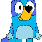 Pixel Bluey meme