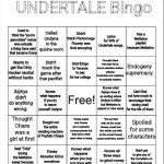 DundeonKeeper Undertale bingo meme