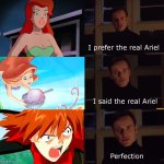 Asuka is the real ariel | image tagged in asuka is the real ariel,neon genesis evangelion,anime,the little mermaid,funny memes,poison ivy | made w/ Imgflip meme maker