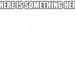 There is something here!