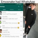 If Emosnake had WhatsApp v2