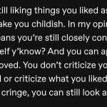 Growing Up Should Not Equal Growing Out Of Yourself.