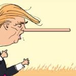 Pinocchio nose Trump