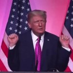Trump dancing fist Sybil GIF Template