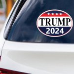 Trump 2024 car sticker