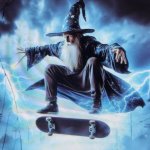 Skateboarding wizard