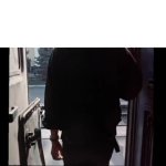 Victor Tsio flipping off train conductor GIF Template