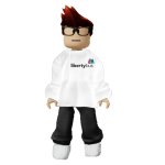 MC wearing a white LibertyBus shirt (canon version)