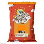 Be Happy popcorn custom