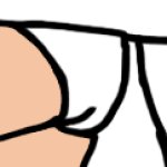 Princess Melody (Casual)'s White Underwear