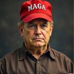 MAGA brown shirt