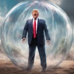 Donald Trump inside his MAGA fantasy bubble where nothing's real