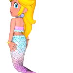 mermaid peach's back