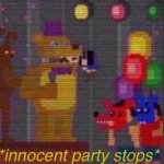 Innocent party stops