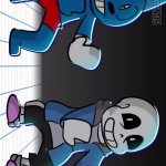 Riggy and Sans Spooky Month meme