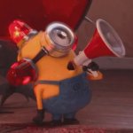 Minion Crazy Alert Alarm Warning Lights GIF Template