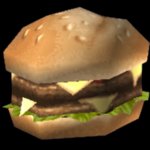 Castlevania cheeseburger