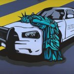 Statue of Liberty Arrested