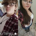 Dank/Sally matching shared temp meme