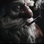 Smoking gnome template