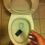 iphone in toilet | image tagged in iphone in toilet | made w/ Imgflip meme maker