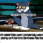 Section 31 from Into Darkness/Section 31 is wasted | Benedict Cumberbatch; Michelle Yeoh; Both celebrities went completely wasted for poorly written Into Darkness/Section 31 | image tagged in sad railroad tom and jerry,star trek,benedict cumberbatch,star trek the next generation | made w/ Imgflip meme maker