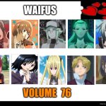 waifus volume 76 | 76 | image tagged in waifus volume meme,black cat,anime,the witcher,videogames,gifs sexy hot pretty beautiful gorgeous | made w/ Imgflip meme maker