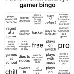 fatherfrombreadboys gamer bingo meme