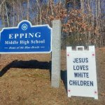 Epping, NH Jesus | image tagged in epping nh jesus,jesus loves white children,moses loves white children | made w/ Imgflip meme maker