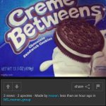 creme in-betweens meme