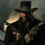 Dave Batista gunslinger