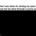 aaaaAAAaaAaAhHHhHHHHHH | what i see when im closing my eyes in the car but we drive through a sunny patch | image tagged in gifs,car,sun,ice cream | made w/ Imgflip video-to-gif maker
