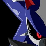 uh oh | how I look at bro when he says sonic fans are furries | image tagged in neo metal sonic stare,there is a c4 in your refrigerator | made w/ Imgflip meme maker