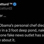 Obama's chef & Michelle's penis