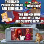 anime killed disney