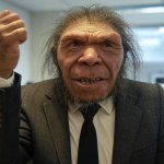 Fat Boy in a suit and threatening violence
